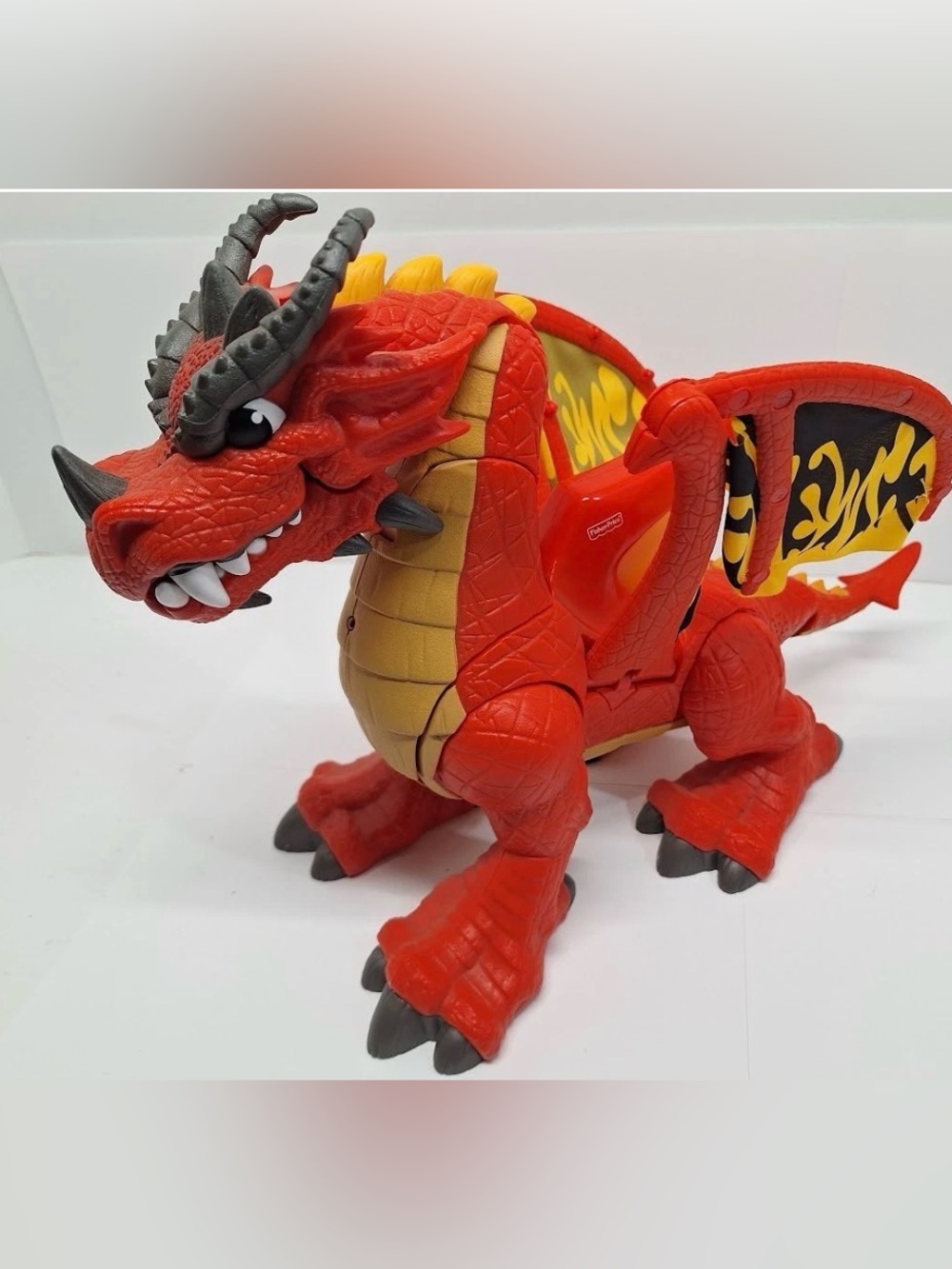 Fisher-Price Imaginext Eagle Talon Castle Red Dragon 2012 Roaring Action Dragon